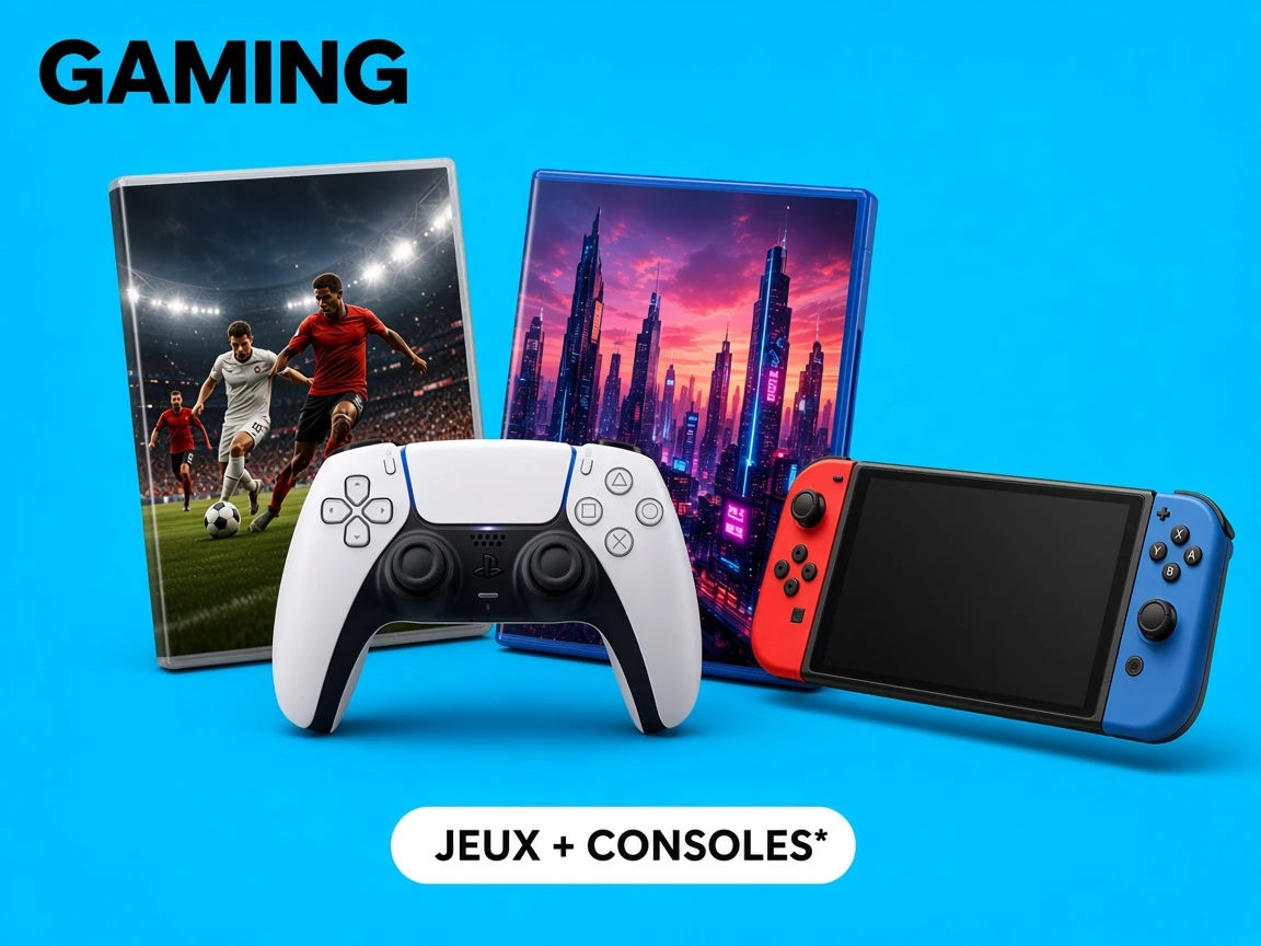 Jeux et consoles au catalogue